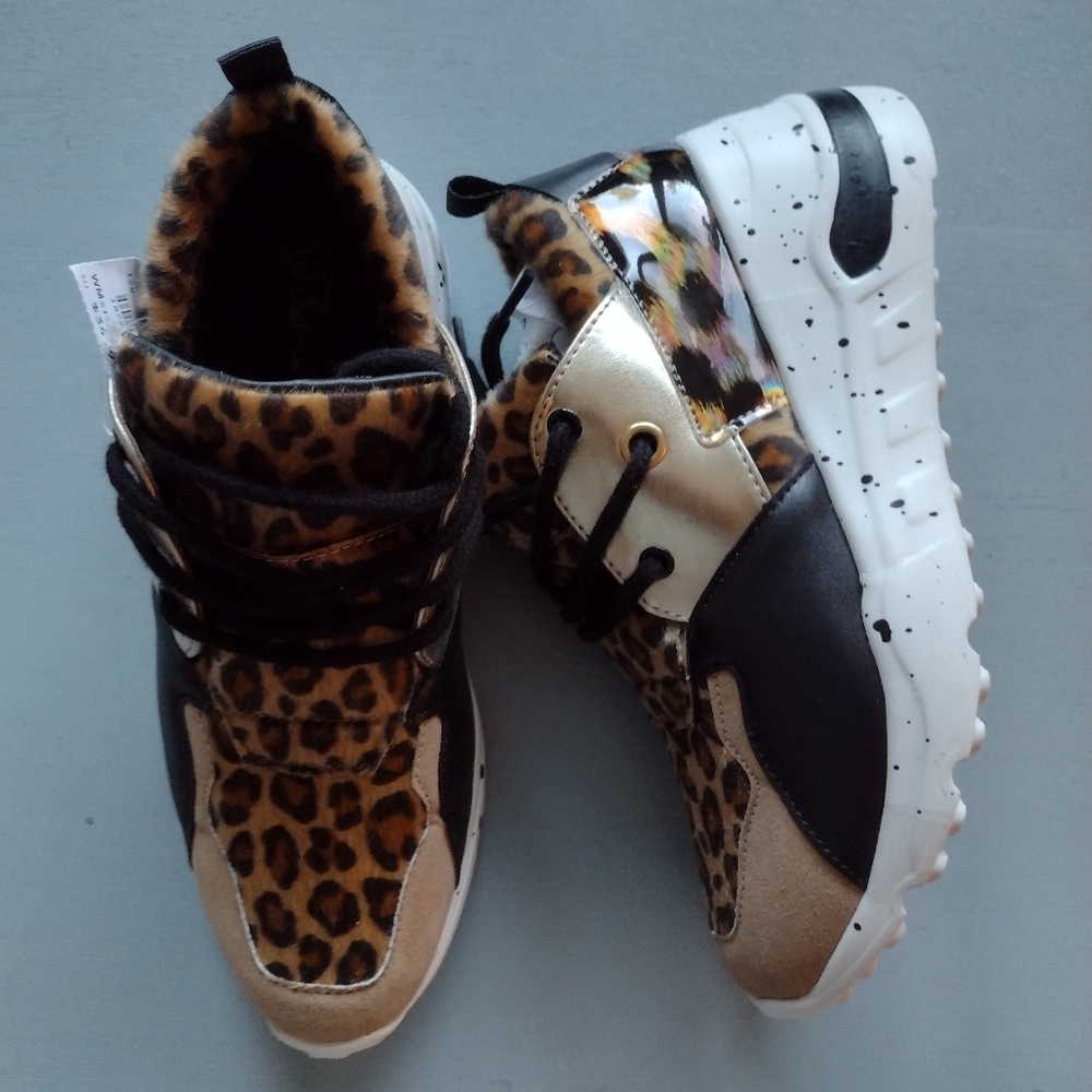 Multi-Print Brash Sneakers